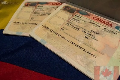 Formulario IMM5257: Solicitud de visa para Canadá desde Colombia